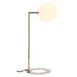 Veioza moderna alama abajur din sticla opal 1xG9/60W Feme 1938 Jupiter